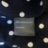 Zimmermann Mini Dress Mischief Black Polka Dot Crepe Size 3 Bell Sleeve-img_[image_position} from CelebrityOwned.com