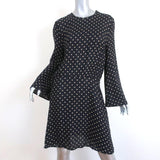 Zimmermann Mini Dress Mischief Black Polka Dot Crepe Size 3 Bell Sleeve-img_[image_position} from CelebrityOwned.com