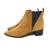 Acne Studios Ankle Boots Jensen Brown Suede Size 39 Pointed Toe Chelsea Booties - Celebrity Owned