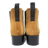 Acne Studios Ankle Boots Jensen Brown Suede Size 39 Pointed Toe Chelsea Booties - Celebrity Owned