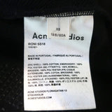 Acne Studios Roni Sequined Crewneck Sweatshirt Black Cotton Size Extra Small - Celebrity Owned