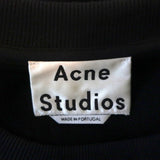 Acne Studios Roni Sequined Crewneck Sweatshirt Black Cotton Size Extra Small - Celebrity Owned