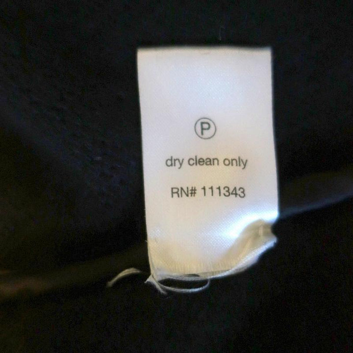 AdamPlusEve by Adam Lippes Mink Collar Sweatercoat Black Wool-Blend Size 1 - Celebrity Owned