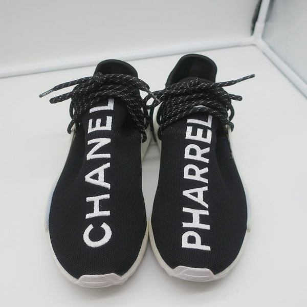 World's Most Exclusive Sneakers By Chanel x Pharrell x Adidas Drops On –  PUSHAS