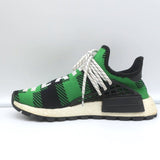 Adidas Pharrell x Billionaire Boys Club NMD Hu Trail Green Plaid Sneakers Size 7 - Celebrity Owned