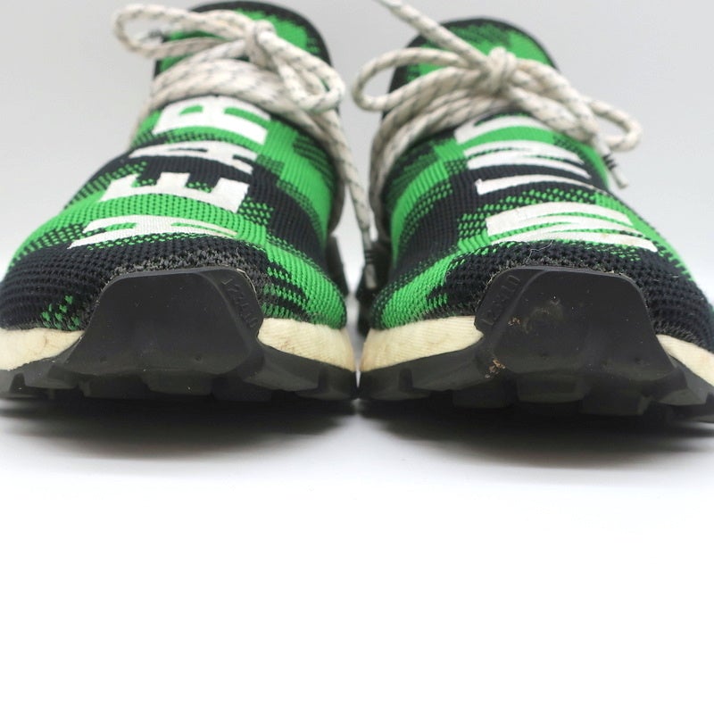 Adidas Pharrell x Billionaire Boys Club NMD Hu Trail Green Plaid Sneak Celebrity Owned Adidas Pharrell x Billionaire Boys Club NMD Hu Trail Green Plaid Sneak Celebrity Owned