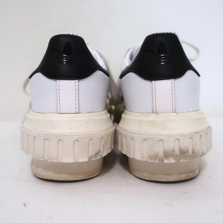 Adidas Platform Sneakers White Leather Size 6 - Celebrity Owned