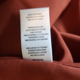 AIIFOS Chain Strap Mini Dress Emily Orange Pleated Chiffon Size 0 NEW - Celebrity Owned