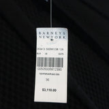 Alaia Fit & Flare Dress Black Stretch Knit Size 36 Sleeveless Scoop Neck NEW - Celebrity Owned