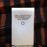 A.L.C. Belted Skirt Brown/Navy Printed Pleated Crepe Size 4 - Celebrity Owned