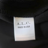 A.L.C. Cutout-Back Sleeveless Midi Dress Black Crepe Size 4 - Celebrity Owned