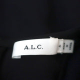 A.L.C. Double Layer Tank Top Findley Black/White Crepe Size 4 Sleeveless Blouse - Celebrity Owned