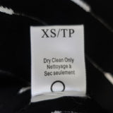 A.L.C. Dress Black/White Stretch Knit Size Extra Small Sleeveless Fit & Flare - Celebrity Owned