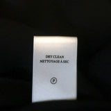 A.L.C. Dress Sidney Black/Gold Metallic Flocked Chiffon Size 10 Long Sleeve - Celebrity Owned