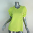 A.L.C. Kati Puff Sleeve Tee Yellow Cotton Size Extra Small Short Sleeve Top