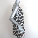 A.L.C. Keyhole Tank Top White Paisley Print Silk Size Small Sleeveless Blouse - Celebrity Owned