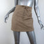 A.L.C. Lace-Up Mini Skirt Kylie Khaki Stretch Cotton Size 2