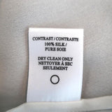 A.L.C. Mini Dress Black & White Silk Size Medium Sleeveless Blouson - Celebrity Owned