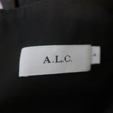 A.L.C. Mini Dress Dean Black Plaid Jacquard Size 4 Sleeveless Sheath - Celebrity Owned