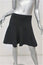 A.L.C. Mini Skirt Connor Black Flared Stretch Knit Size Medium