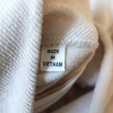 A.L.C. Mock Neck Top Joss Cream Ribbed Velour Size 4 Long Sleeve - Celebrity Owned