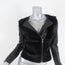 A.L.C. Moto Jacket Sadie Black Leather & Kangaroo Fur Size 2