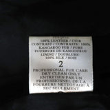 A.L.C. Moto Jacket Sadie Black Leather & Kangaroo Fur Size 2 - Celebrity Owned