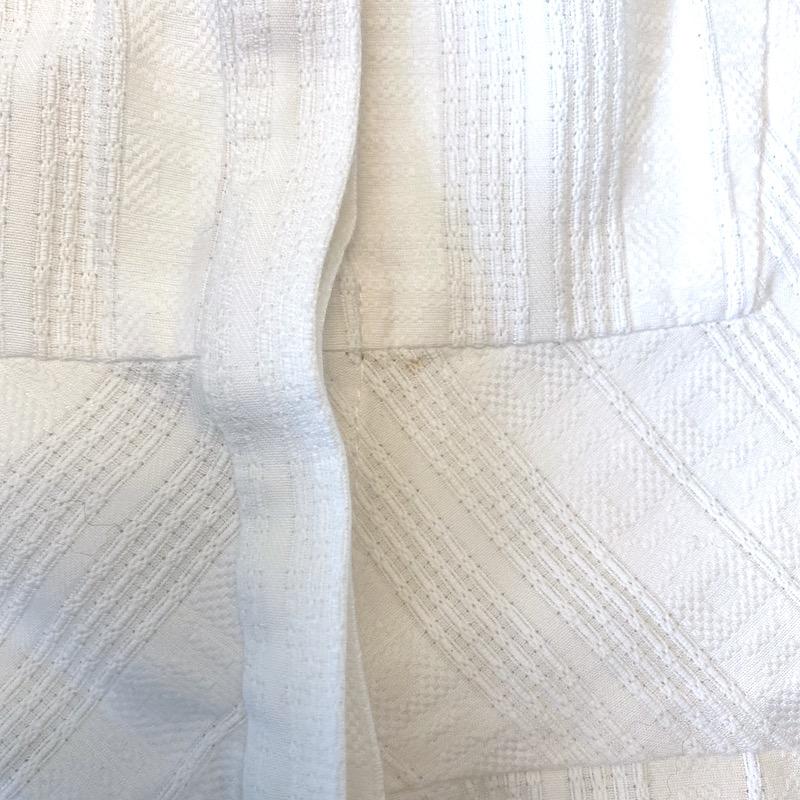 A.L.C. Peplum Top White Cotton Jacquard Size 4 Sleeveless Blouse - Celebrity Owned