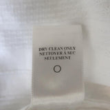 A.L.C. Peplum Top White Cotton Jacquard Size 4 Sleeveless Blouse - Celebrity Owned