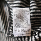 A.L.C Ruffled Tank Top Braxton Black/White Striped Linen Size Medium - Celebrity Owned