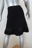 A.L.C. Skirt Michael Black Ribbed Knit Size Medium - Celebrity Owned