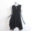 A.L.C. Sleeveless Mini Dress Black Ruffled Silk Size 4