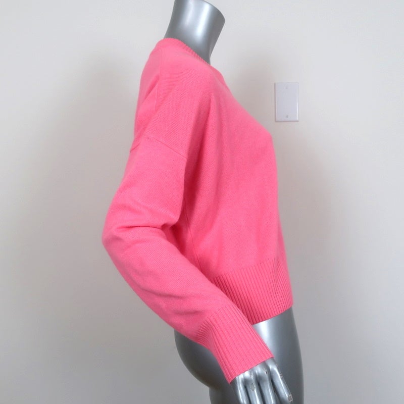 A.L.C. Sweater Dilone Pink Wool-Cashmere Size Extra Small Crewneck Pullover - Celebrity Owned