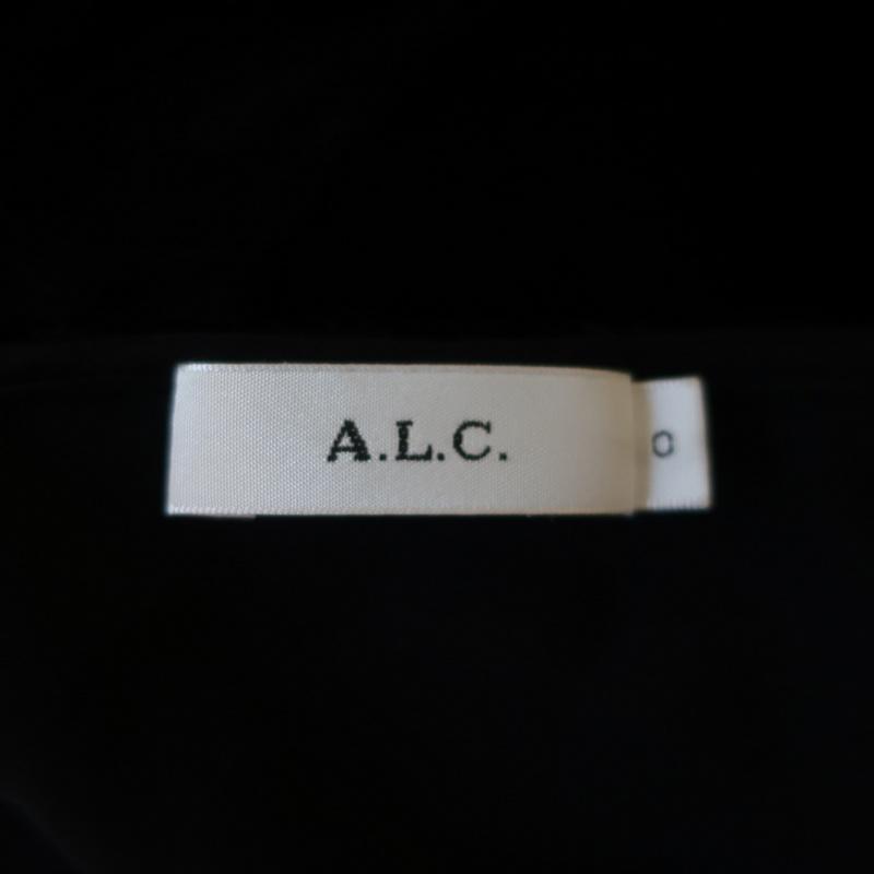 A.L.C. Tank Top Axel Black Velvet Size 0 V-Neck Camisole - Celebrity Owned