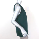 A.L.C. Tank Top Emerald Silk Size Small Halter Neck Blouse - Celebrity Owned