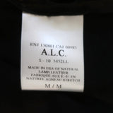 A.L.C. Tank Top Pharel Black Leather Size Medium - Celebrity Owned