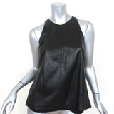 A.L.C. Tank Top Pharel Black Leather Size Medium - Celebrity Owned