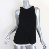 A.L.C. Tank Top Tide Black/Cream Layered Silk Size Small Sleeveless Blouse - Celebrity Owned