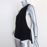 A.L.C. Tank Top Tide Black/Cream Layered Silk Size Small Sleeveless Blouse - Celebrity Owned