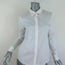 A.L.C. Twist-Back Shirt Meg White Stretch Cotton Size 2 Long Sleeve Top