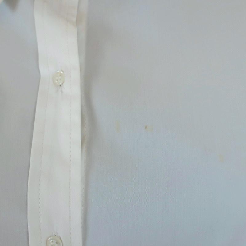 A.L.C. Twist-Back Shirt Meg White Stretch Cotton Size 2 Long Sleeve Top - Celebrity Owned