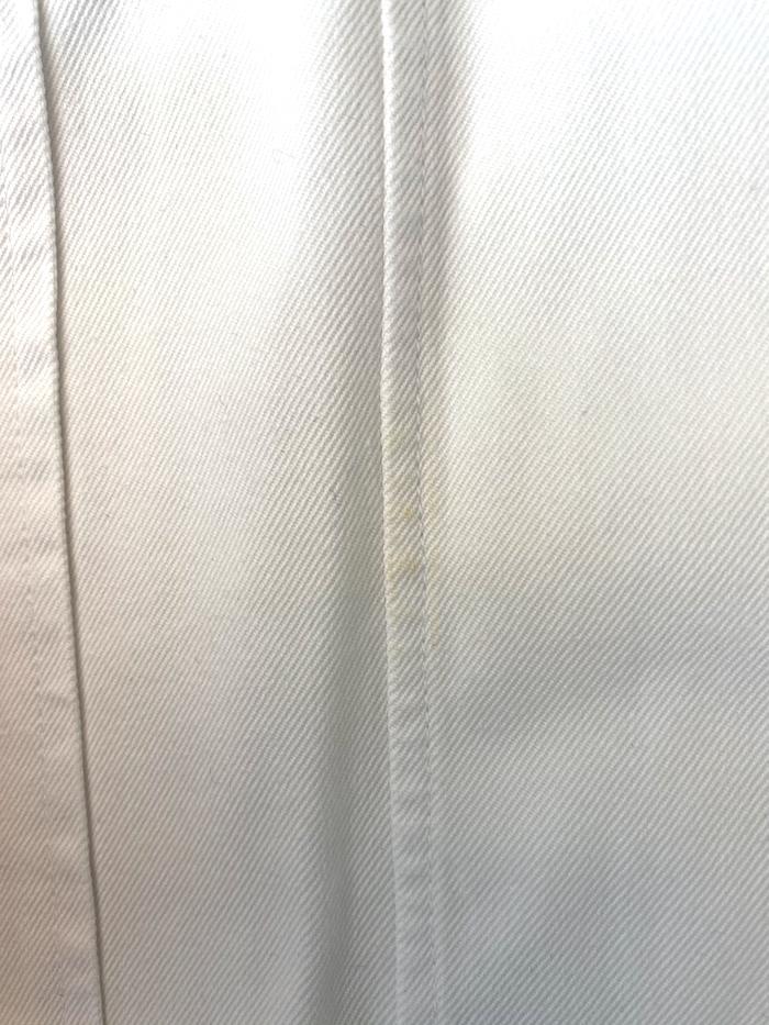 A.L.C. Zip-Front Dress Bellamy White Stretch Cotton Size 0 Short Sleeve Mini - Celebrity Owned