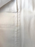 A.L.C. Zip-Front Dress Bellamy White Stretch Cotton Size 0 Short Sleeve Mini - Celebrity Owned
