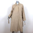 Alex Mill Tie Cuff Raincoat Balmacaan Khaki Cotton-Blend Size Medium Long Jacket