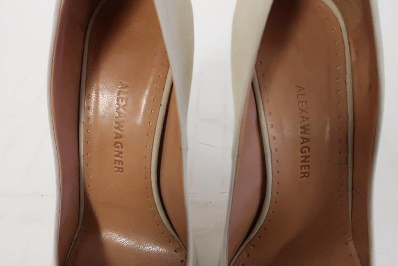 Alexa Wagner Pumps Princess Ric Floral-Embroidered Suede Size 38 High Heel - Celebrity Owned