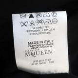 Alexander McQueen Peplum Hem Skirt Black Ruffled Crepe Size 36 - Celebrity Owned