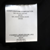 Alexander McQueen Peplum Hem Skirt Black Ruffled Crepe Size 36 - Celebrity Owned