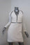 Alexander Wang Dress White Grommet-Trim Crepe Size 2 Long Sleeve Mini