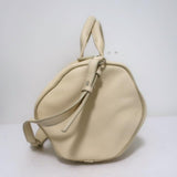 Alexander Wang Rocco Dumbo Studded Duffle Bag Meringue Leather Satchel NEW - Celebrity Owned