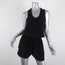 Alexander Wang Romper Black Silk Size 4 Sleeveless Button-Front